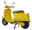 Elektroskútr RACCEWAY® CENTURY E-RETRO, žlutý-lesklý
