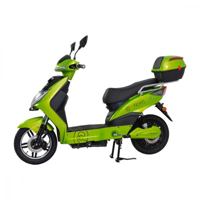 Elektroskútr RACCEWAY® E-FICHTL®, sv.zelený-metalický s baterií 20Ah