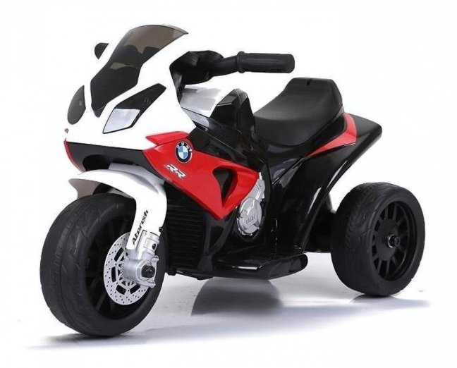 Dětská elektrická trojkolka BMW S1000 RR červená