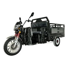 Nákladní tříkolový vozík RACCEWAY® KUTIL, šedý