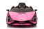 Dětské elektrické auto Lamborghini Sian růžový/pink