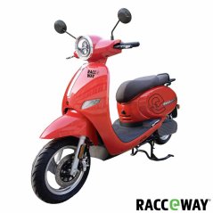 Elektroskútr RACCEWAY® JLG-E-MOTO, červený