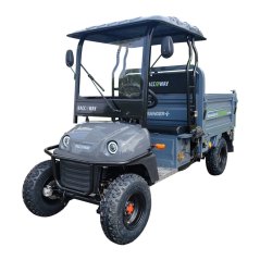 Nákladní čtyřkolový vozík RACCEWAY® RANGER PLUS, šedý