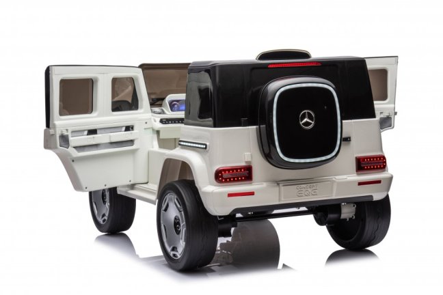 Dětské elektrické auto Mercedes EQG bílá/white