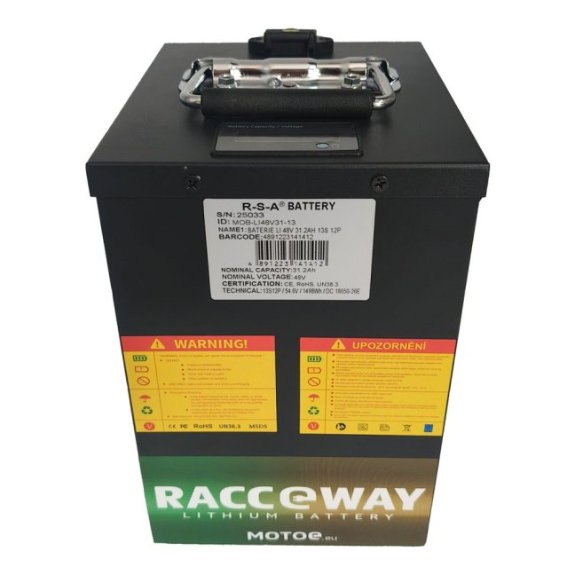 Baterie LI-48V 31Ah, k elektroskútru RACCEWAY®, 13S 12P