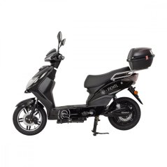 Elektroskútr RACCEWAY® E-FICHTL®, černý-lesklý s baterií 20Ah
